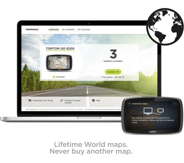 tomtom mydrive connect showing maps expired